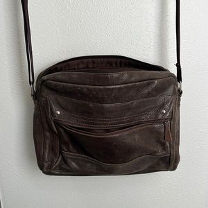 Bosca Vintage Brown messenger bag